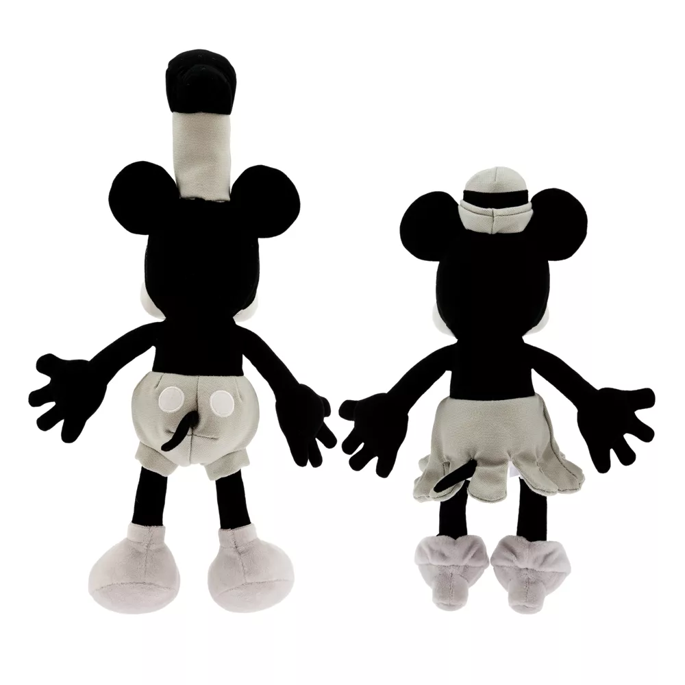 Ensemble De Petites Peluches Mickey Et Minnie Steamboat Willie Disney100 Decades 5 Ensemble De Petites Peluches Mickey Et Minnie Steamboat Willie Disney100 Decades – Image 3