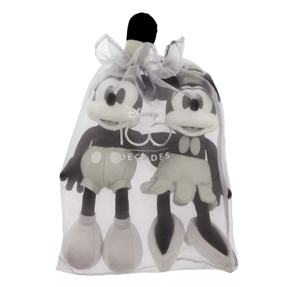 Ensemble De Petites Peluches Mickey Et Minnie Steamboat Willie Disney100 Decades 6 Ensemble De Petites Peluches Mickey Et Minnie Steamboat Willie Disney100 Decades – Image 4