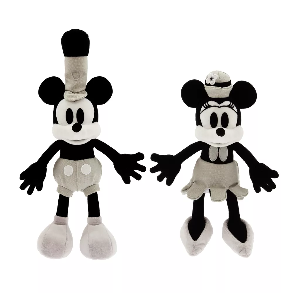 Ensemble De Petites Peluches Mickey Et Minnie Steamboat Willie Disney100 Decades 3 Ensemble De Petites Peluches Mickey Et Minnie Steamboat Willie Disney100 Decades