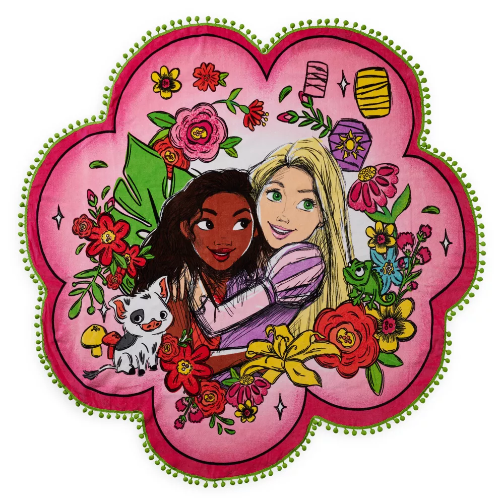 Disney Store Serviette De Plage Vaiana Et Raiponce 3 Disney Store Serviette De Plage Vaiana Et Raiponce