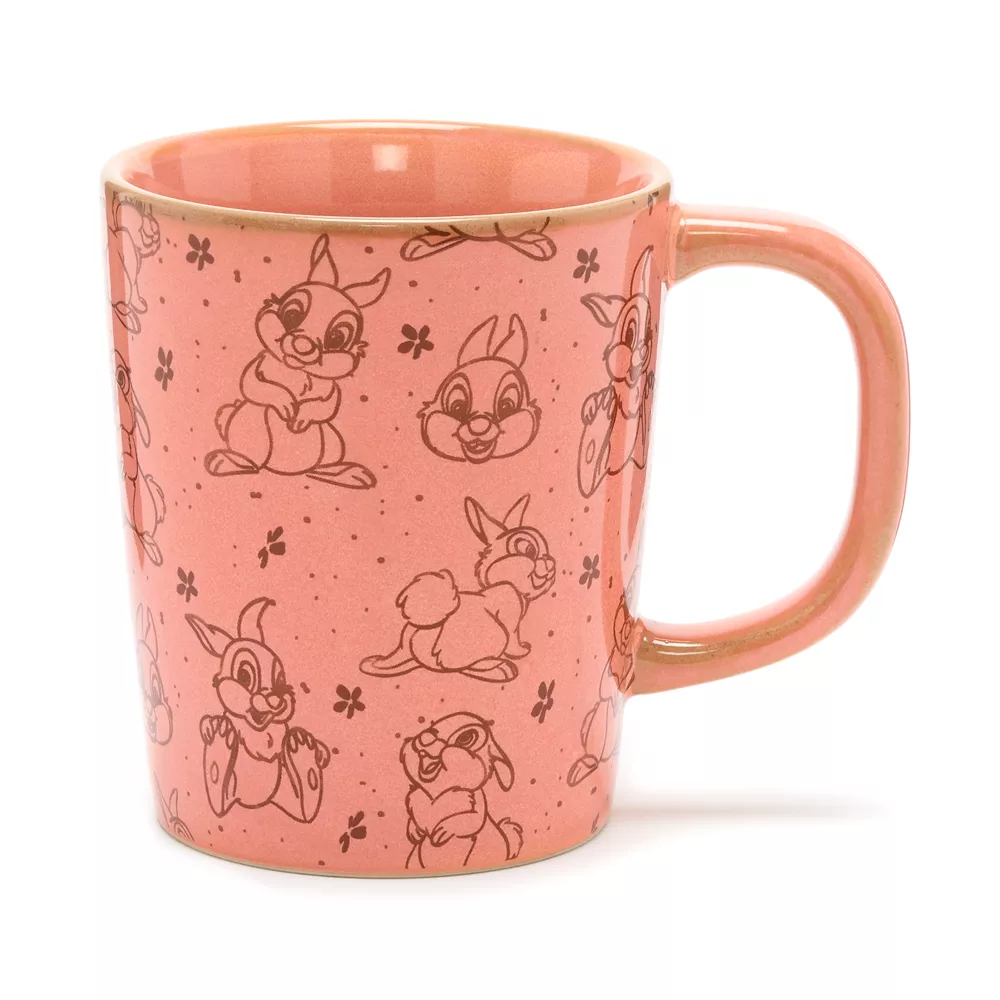 Disneyland Mug Pan Pan Comfy And Cosy, Bambi 3 Disneyland Mug Pan Pan Comfy And Cosy, Bambi