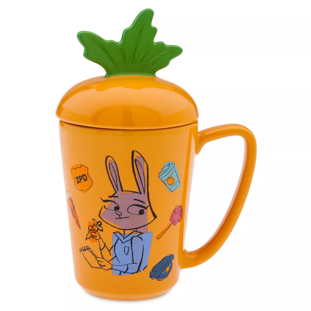 Disney Store Mug Avec Couverle Judy Hopps, Zootopie 3 Disney Store Mug Avec Couverle Judy Hopps, Zootopie
