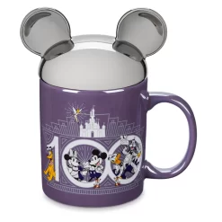 Disneyland Resort Mug Avec Couvercle Mickey Et Ses Amis Disney100 Celebration