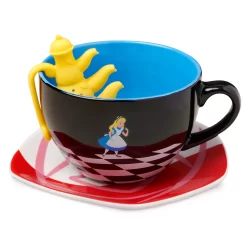 Disney Store Coffret Tasse, Soucoupe Et Infuseur Alice Au Pays Des Merveilles -Disney 465043279552 2