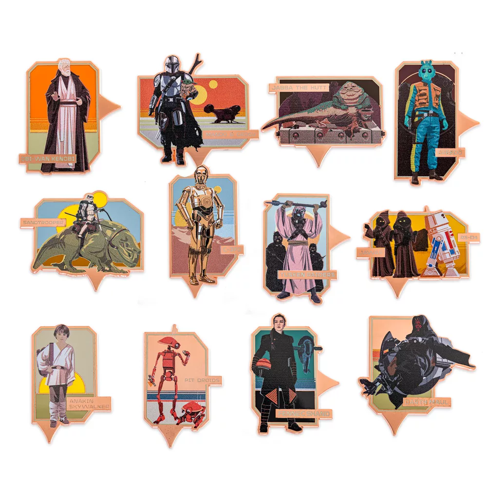 Disney Store Ensemble De Pin's Mystère Star Wars Planets Tatooine En édition Limitée 3 Disney Store Ensemble De Pin's Mystère Star Wars Planets Tatooine En édition Limitée