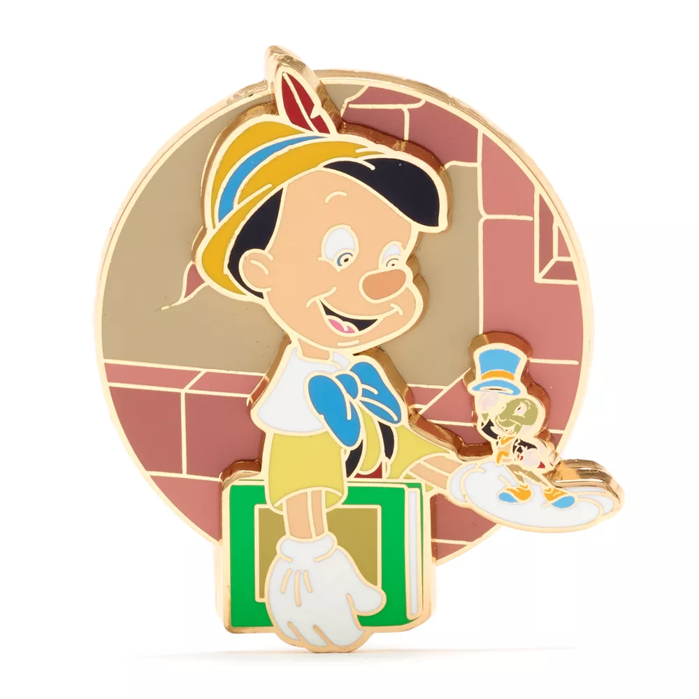 Disney Store Pin's Pinocchio Et Jiminy Cricket 3 Disney Store Pin's Pinocchio Et Jiminy Cricket