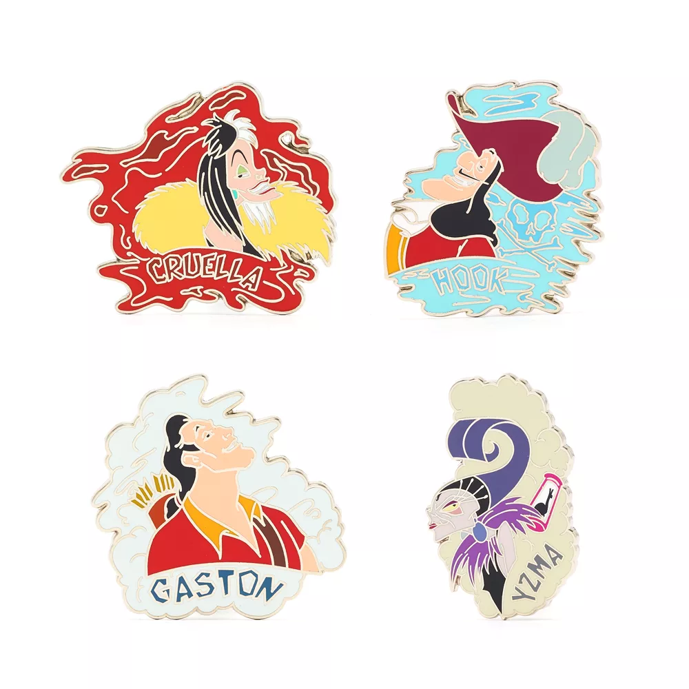 Disney Store Disney Ensemble De Pin's Disney Villains 3 Disney Store Disney Ensemble De Pin's Disney Villains