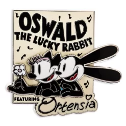 Pin's Oswald Le Lapin Chanceux Et Ortensia En édition Limitée Disney100
