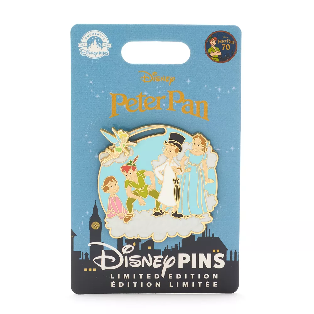 Disney Store Pin's Peter Pan En édition Limitée 70e anniversaire 4 Disney Store Pin's Peter Pan En édition Limitée 70e anniversaire – Image 2