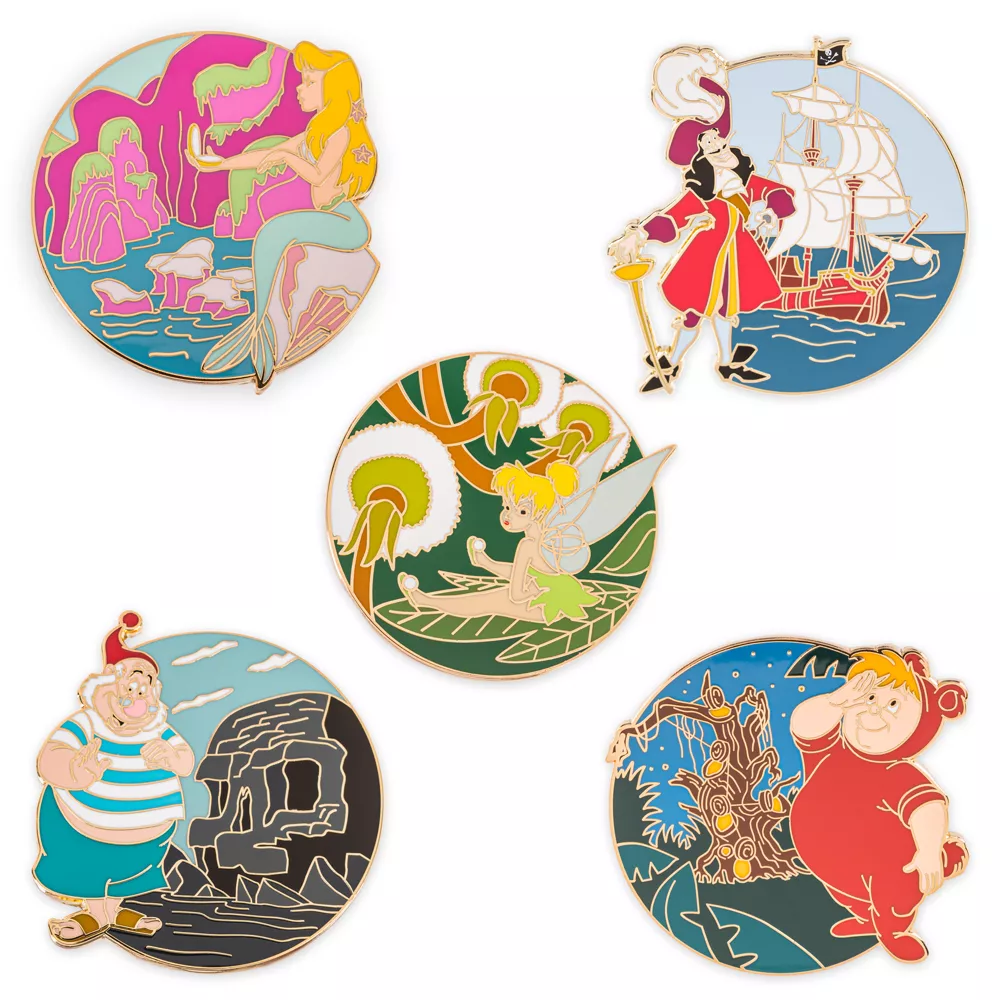 Disney Store Ensemble De Pin's Mystère Peter Pan En édition Limitée 70e anniversaire 5 Disney Store Ensemble De Pin's Mystère Peter Pan En édition Limitée 70e anniversaire – Image 3