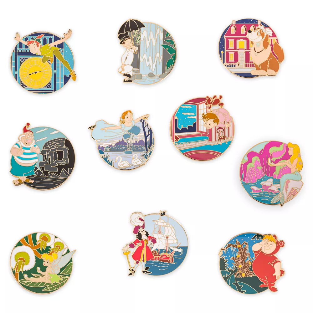 Disney Store Ensemble De Pin's Mystère Peter Pan En édition Limitée 70e anniversaire 3 Disney Store Ensemble De Pin's Mystère Peter Pan En édition Limitée 70e anniversaire