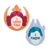 Disney Store Ensemble De Pin's Princesse Leia Et Han Solo, Star Wars 2 Disney Store Ensemble De Pin's Princesse Leia Et Han Solo, Star Wars -Disney 466043753769